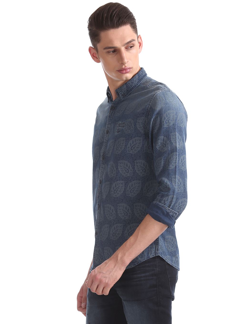 Ed Hardy Men Casual Wear Printed Shirt